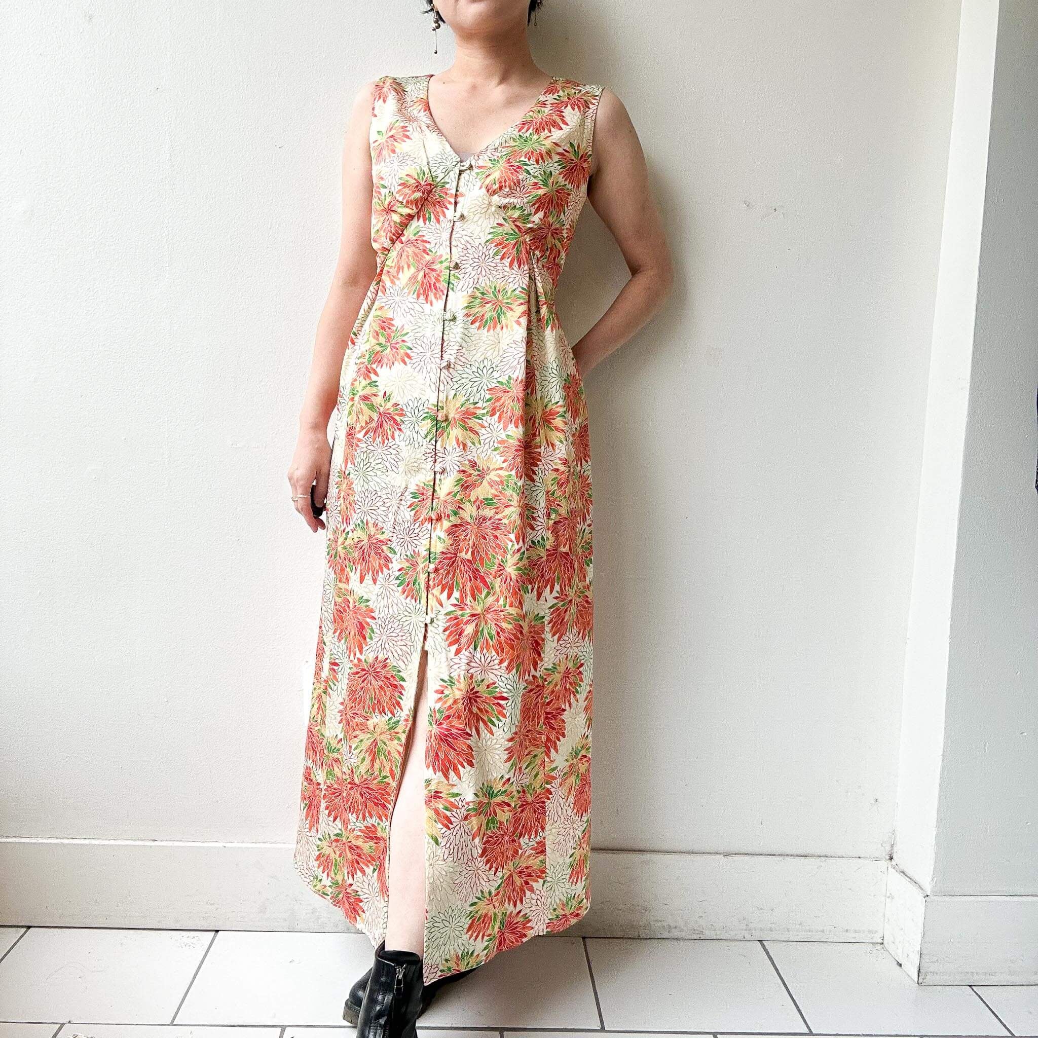 vintage silk kimono dress DEAR VANILLA Authentic Traditional Japanese Kakeshita Wedding Kimono for Women Vintage Silk Robe Made in Japan KST-0025
