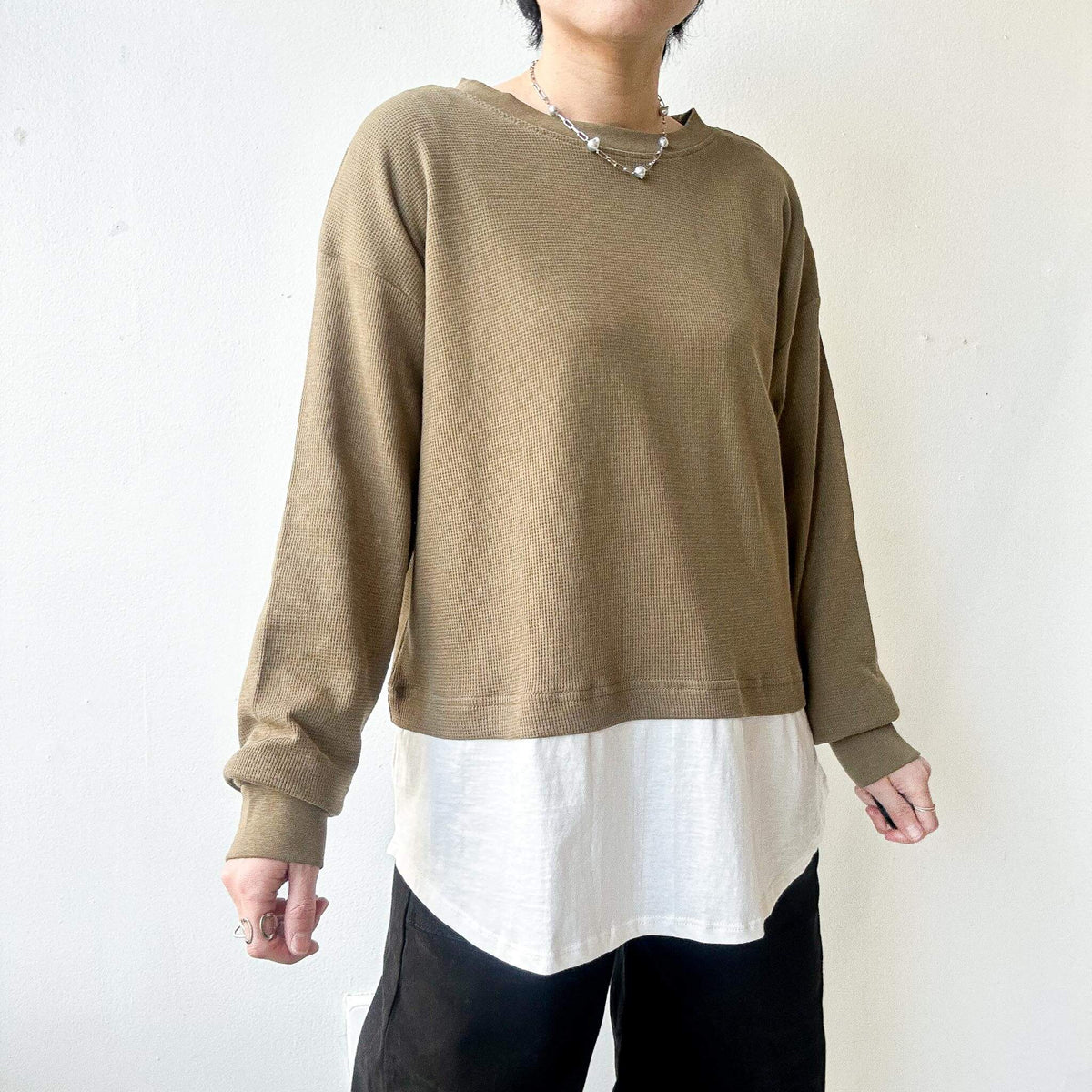 One Piece | Layered Look Long Sleeve Top – branches & knots