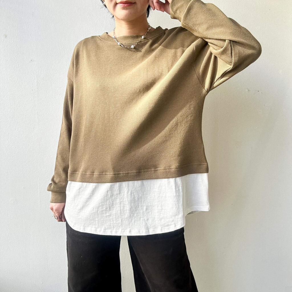 One Piece | Layered Look Long Sleeve Top – branches & knots