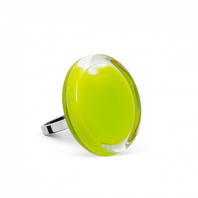 PYLONES GLASS RING MINI / CACHO / MILK – branches & knots