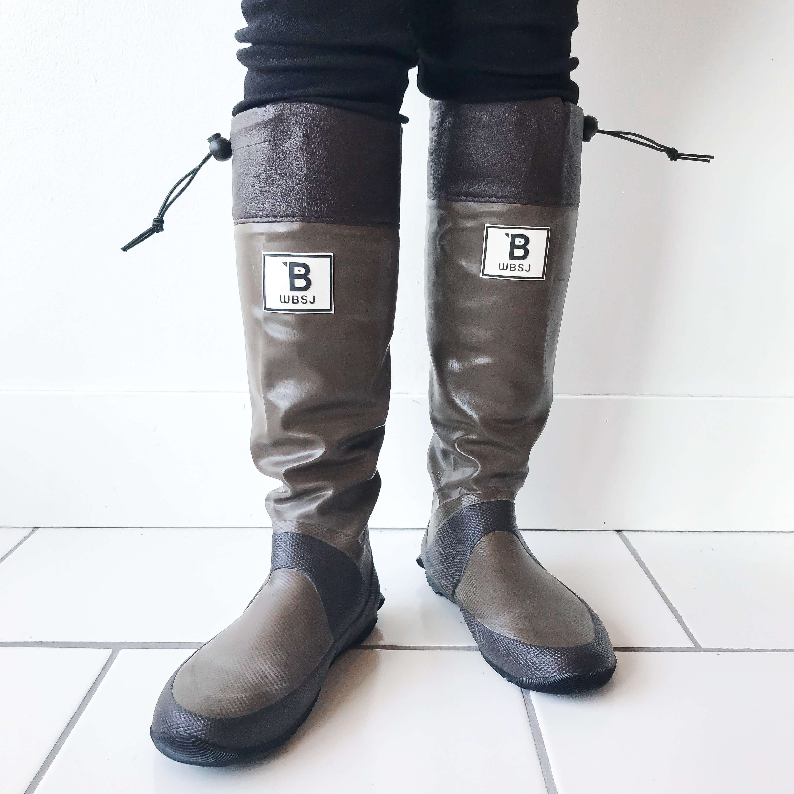 WBSJ Rain Boots - Brown - Waterproof