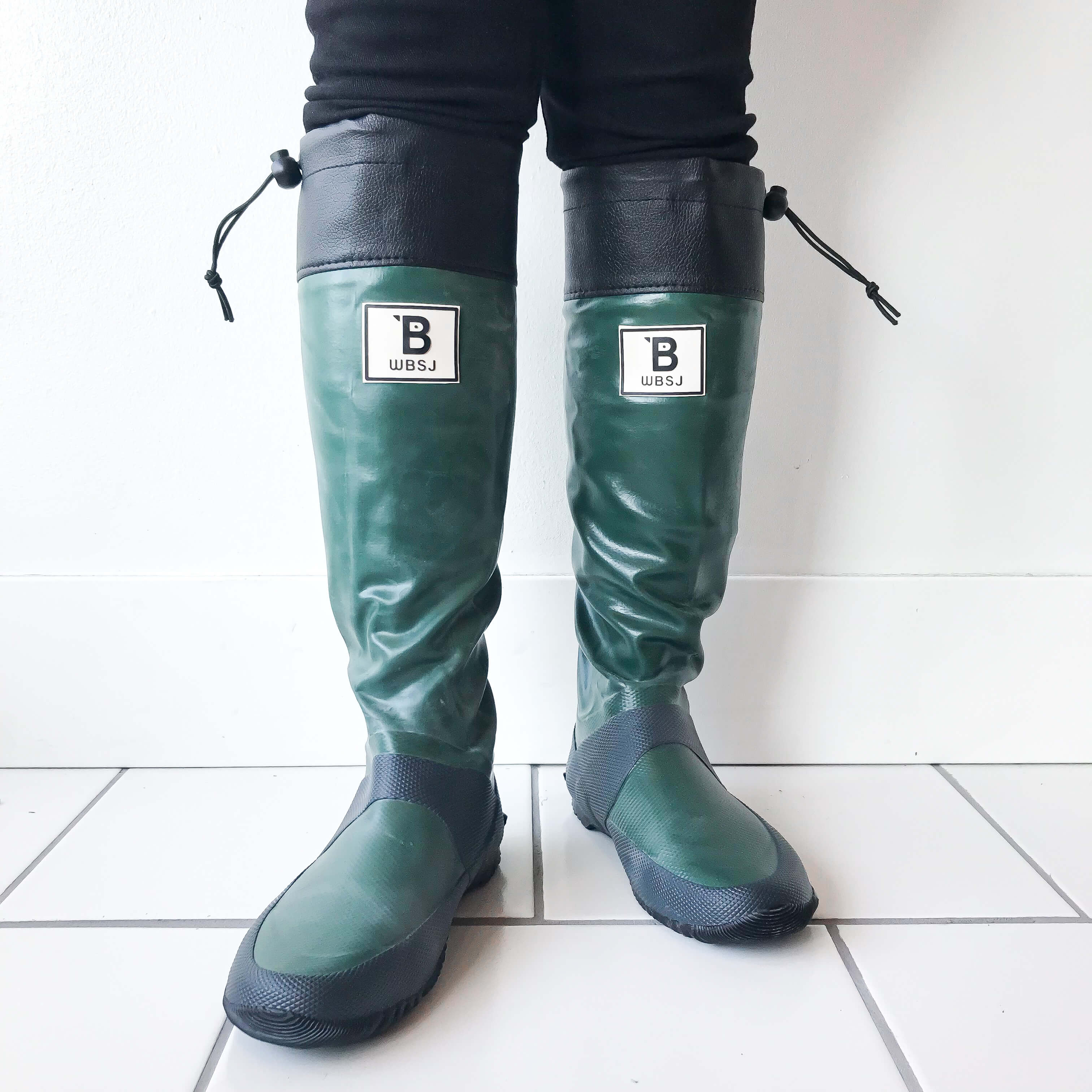 WBSJ Rain Boots - Green - Waterproof