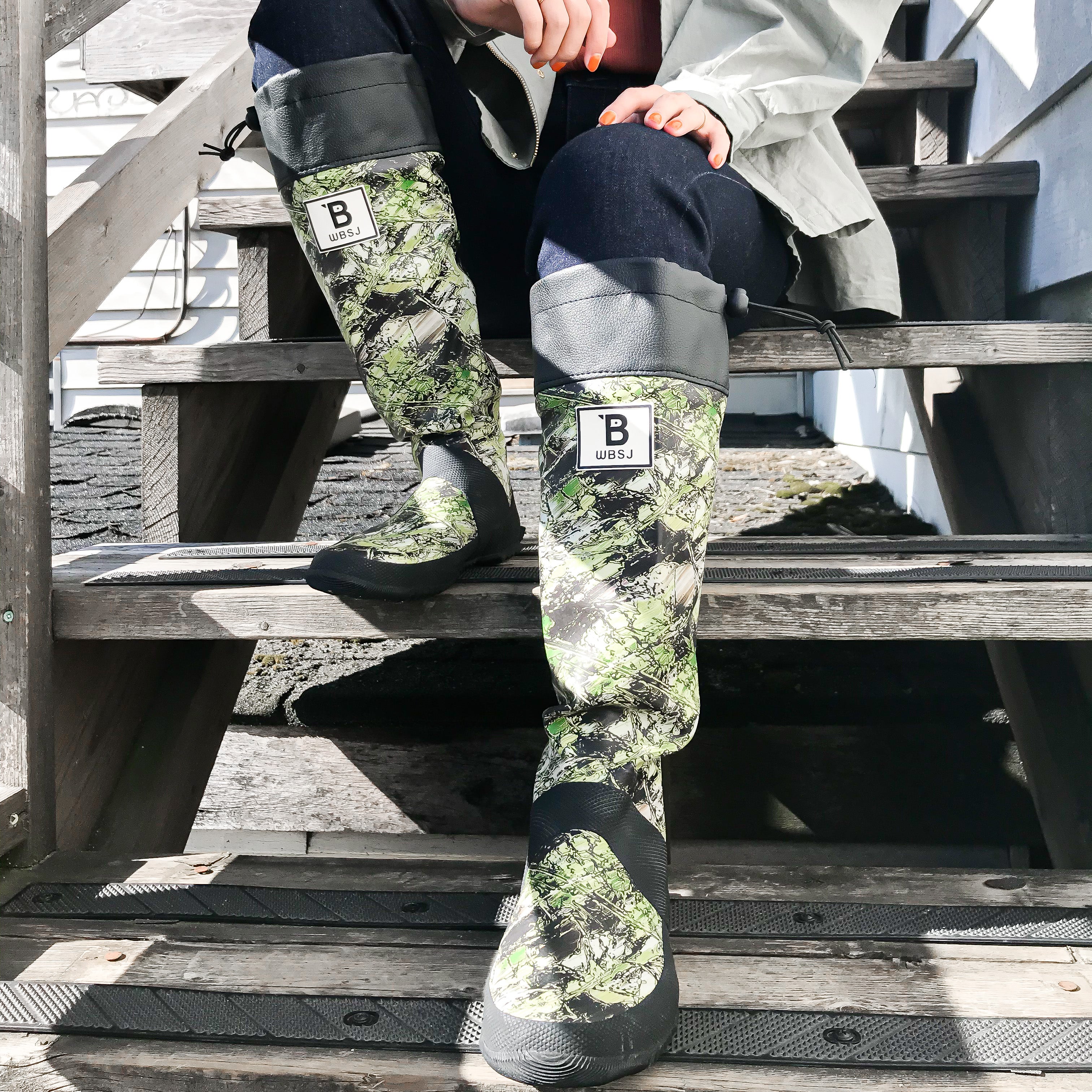 WBSJ Rain Boots - Camouflage - Waterproof
