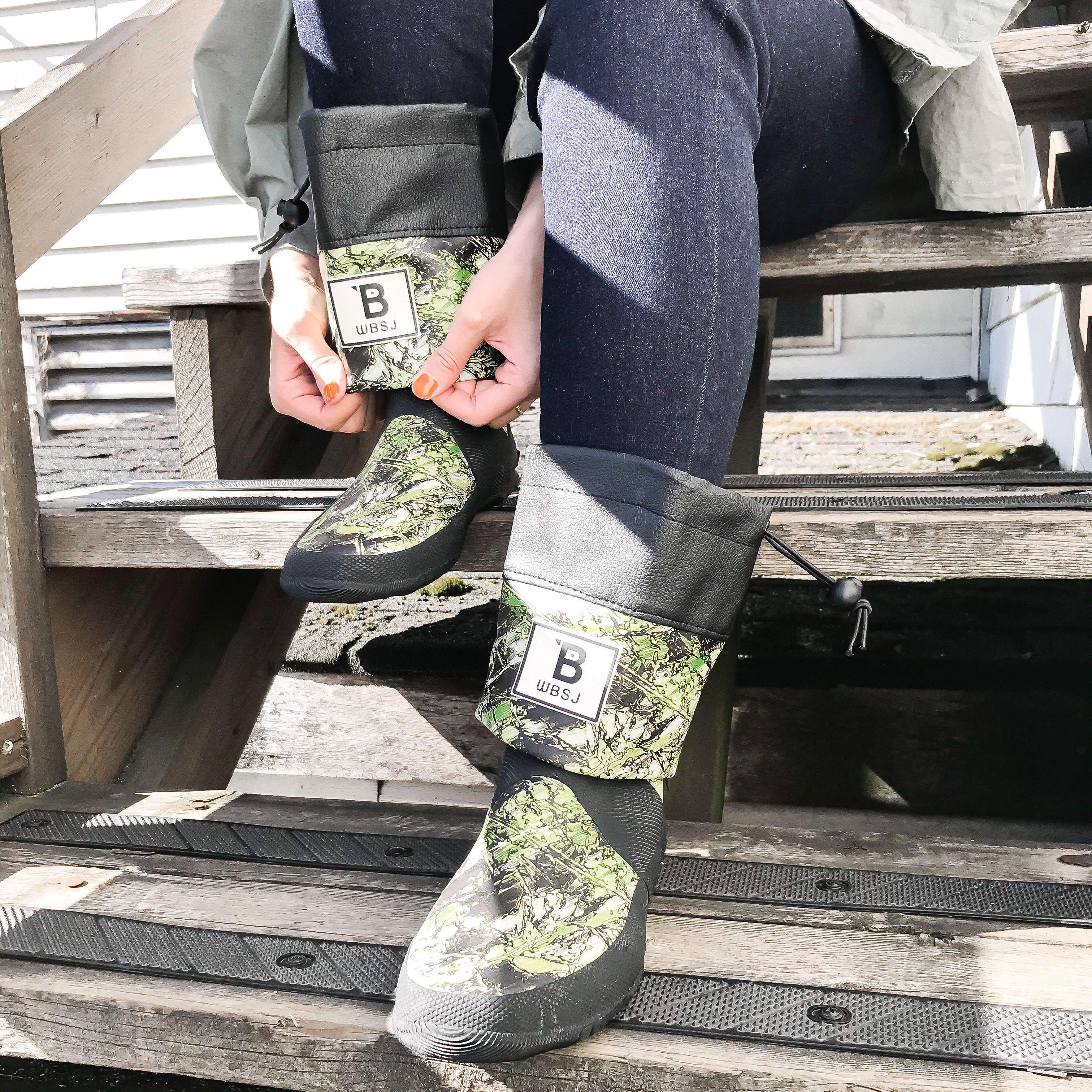 WBSJ Rain Boots - Camouflage - Waterproof